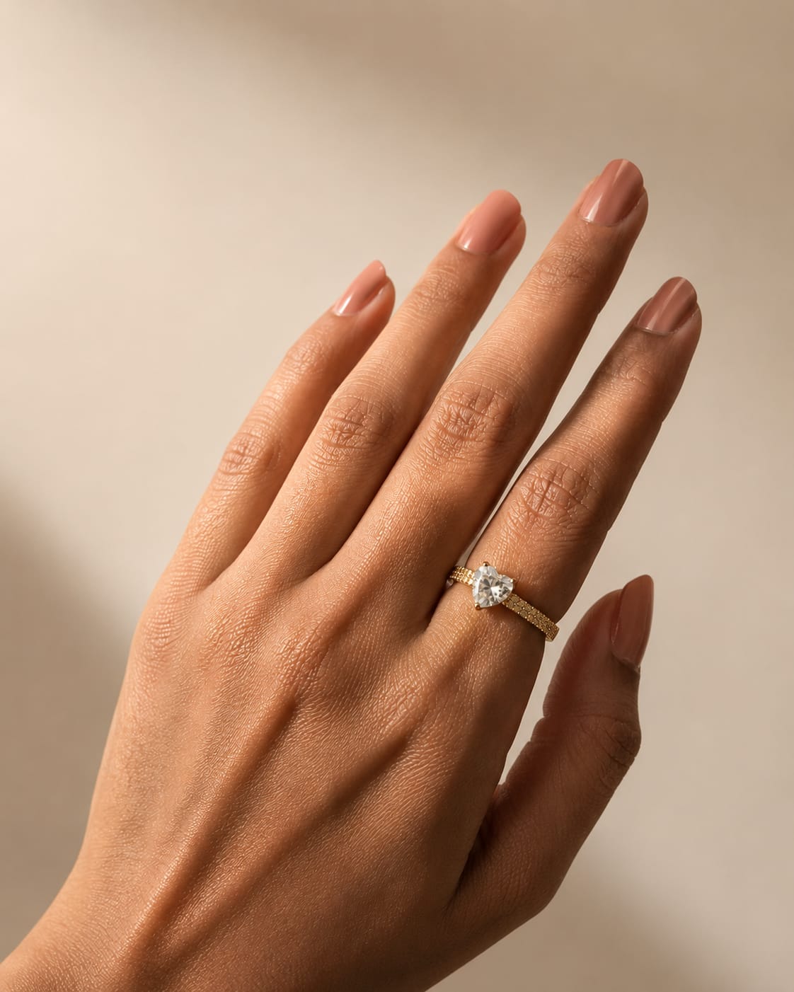 Eterna Heart Crystal Ring