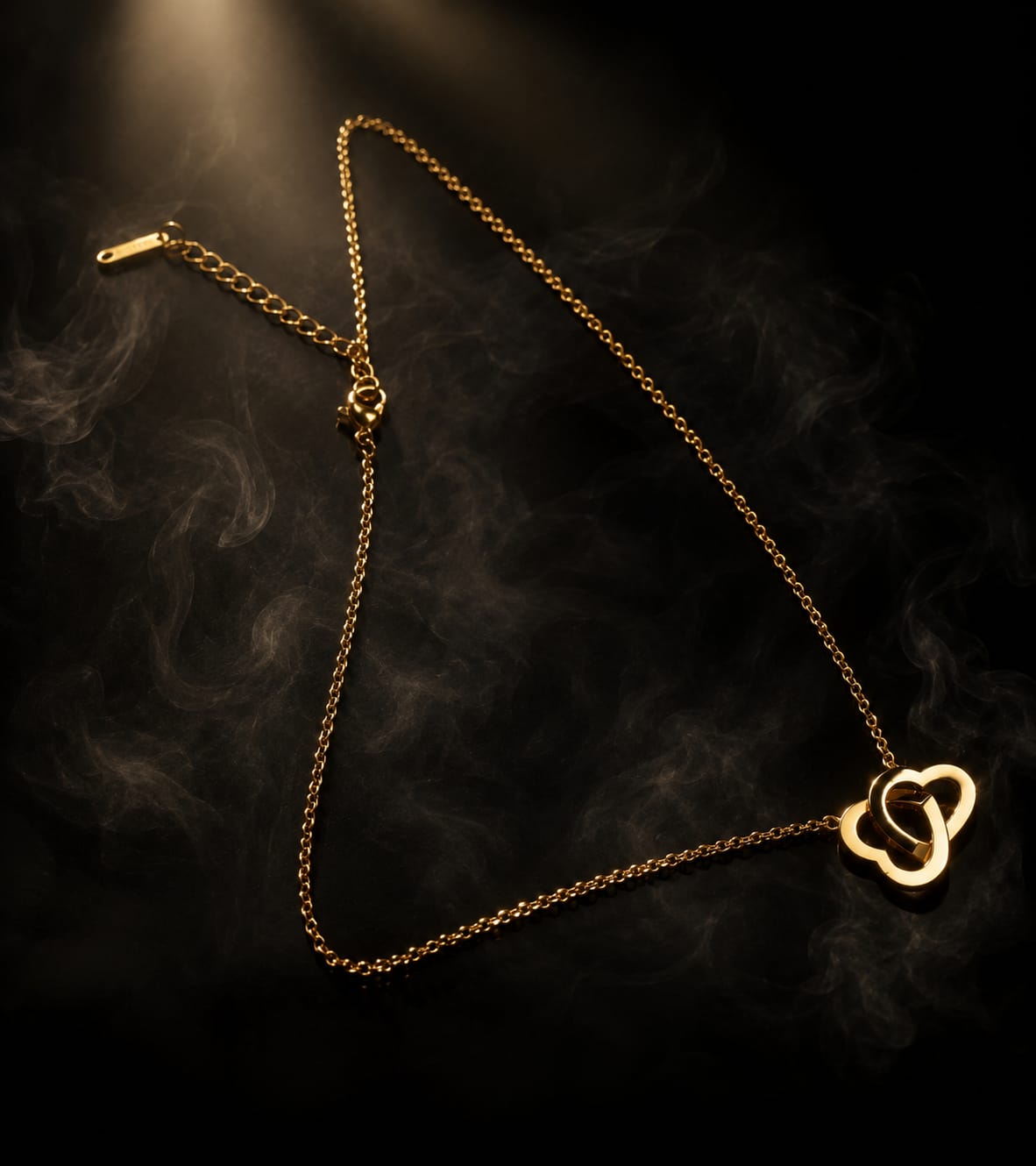 Interlocked Hearts Necklace