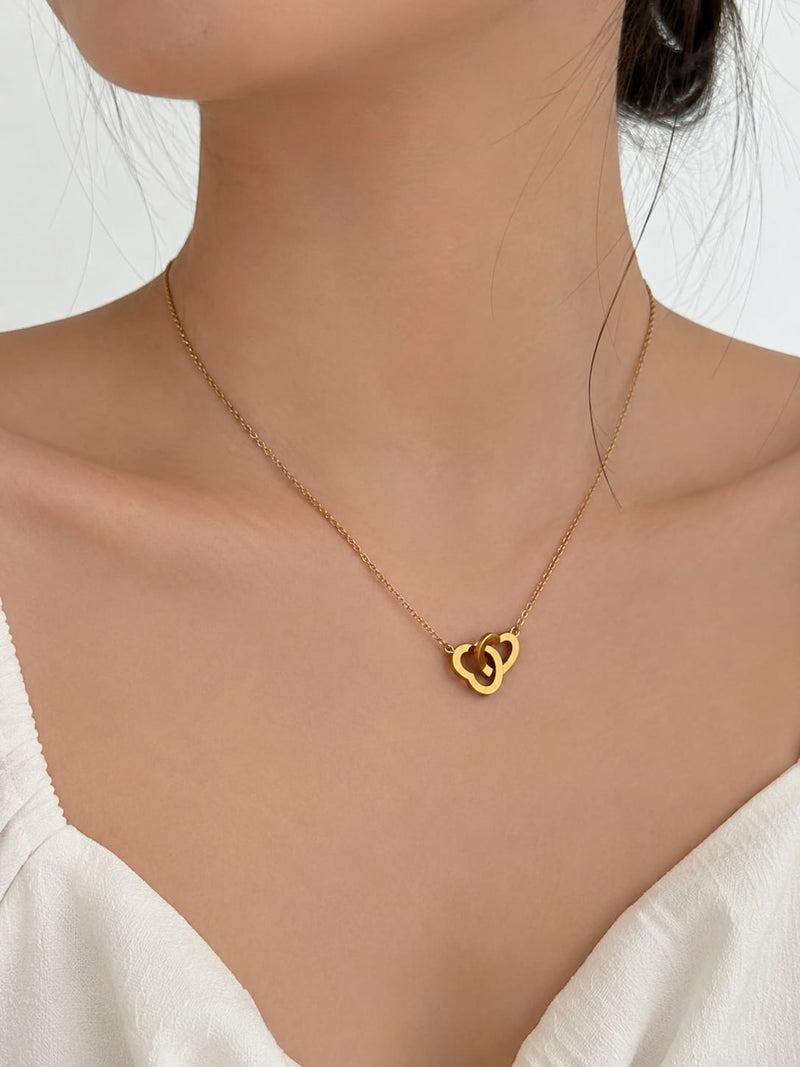 Interlocked Hearts Necklace