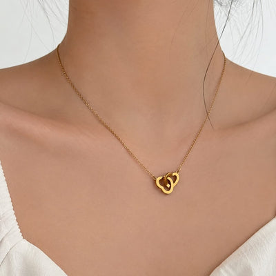 Interlocked Hearts Necklace