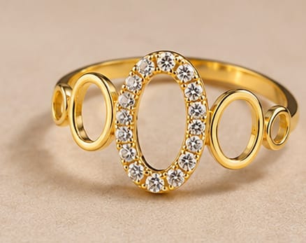 Crystal Orbit Ring