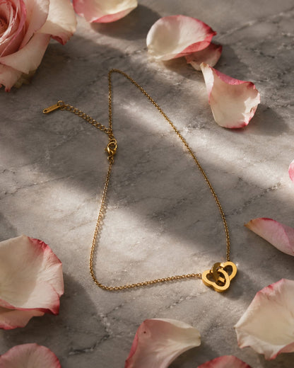 Interlocked Hearts Necklace