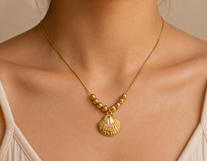 Golden Shell Necklace