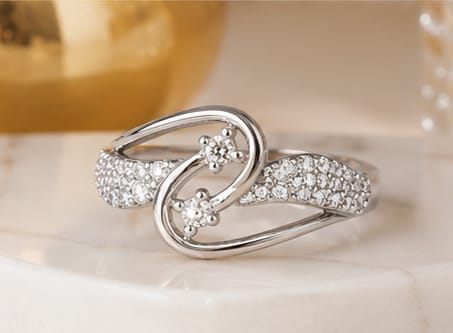 Infinity Bloom Silver Ring