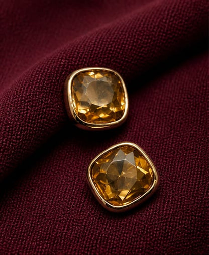 Aura Gemstone Stud Earrings Collection
