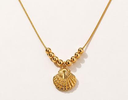 Golden Shell Necklace