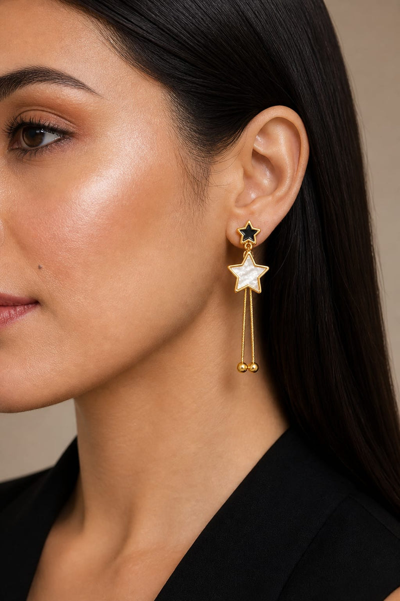 Celestia Star Drop Earrings