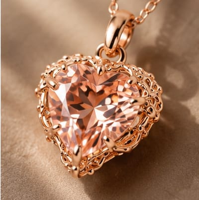 Heart Glow Crystal Pendant