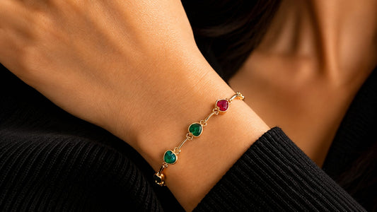 Luxe Trio Stone Bracelet