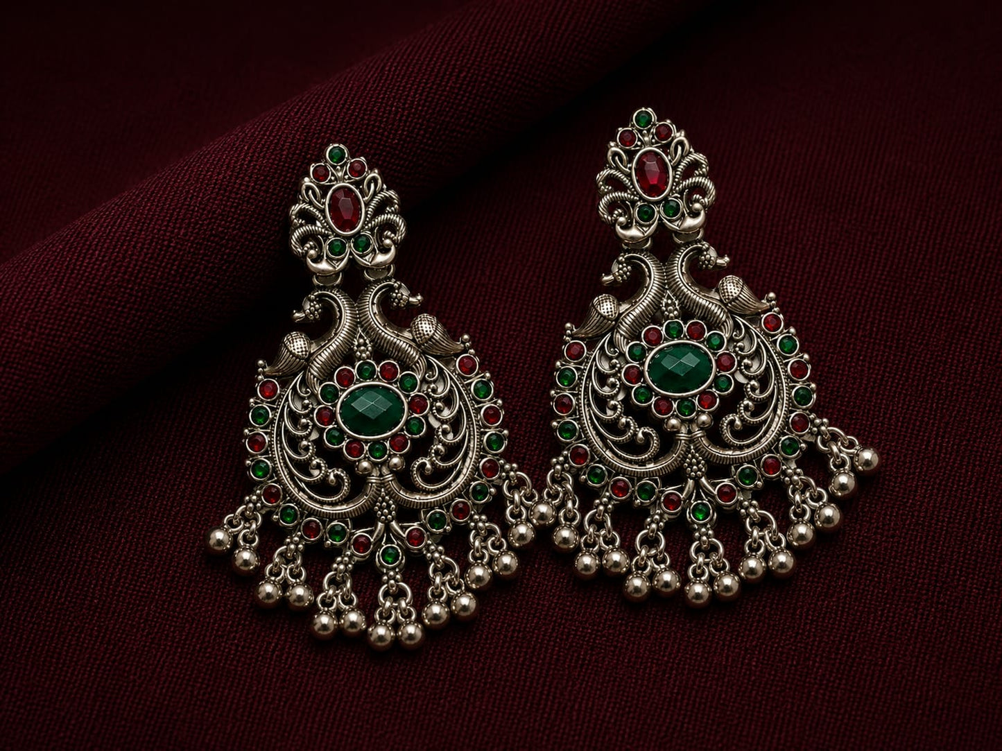 Royal Meher Antique Chandbali Earrings