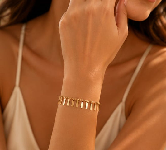 Celestial Bar Charm Bracelet