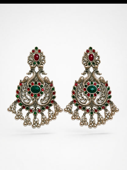 Royal Meher Antique Chandbali Earrings