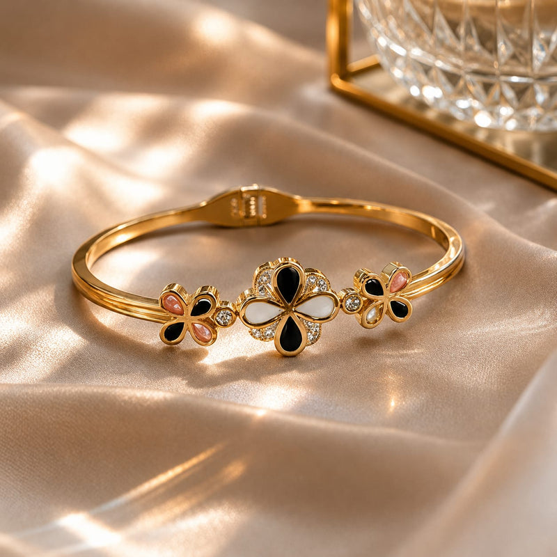 Midnight Petal Bracelet