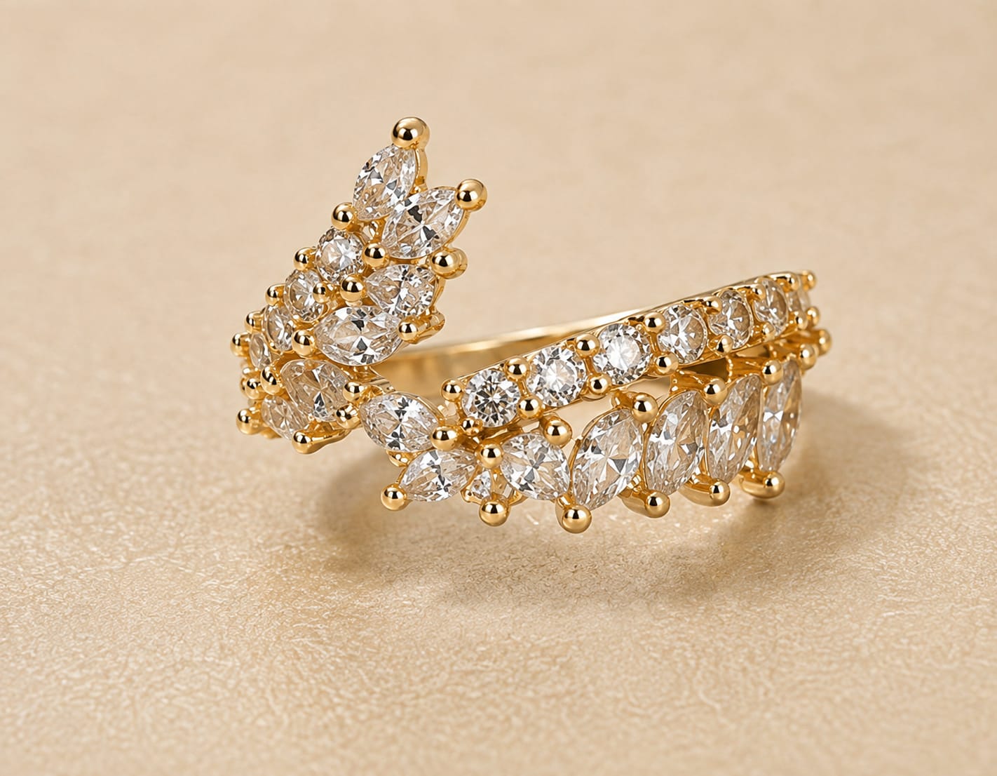 Luxe Band Adjustable  Ring