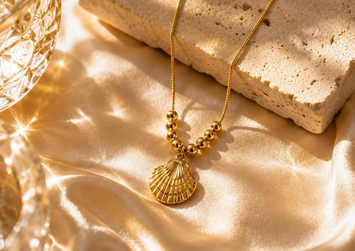 Golden Shell Necklace