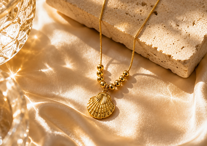 Golden Shell Necklace