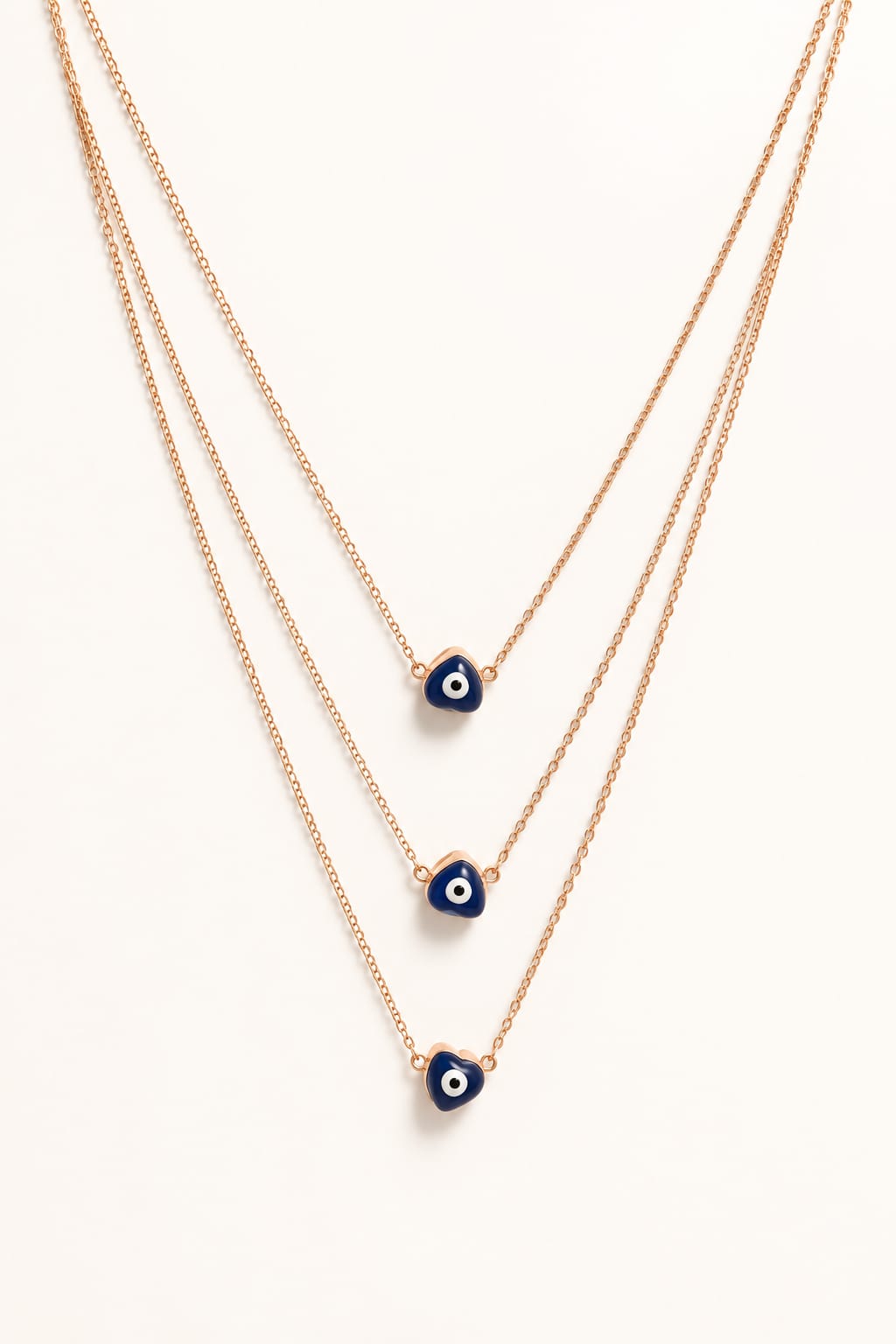 Triple Layer Evil Eye Necklace