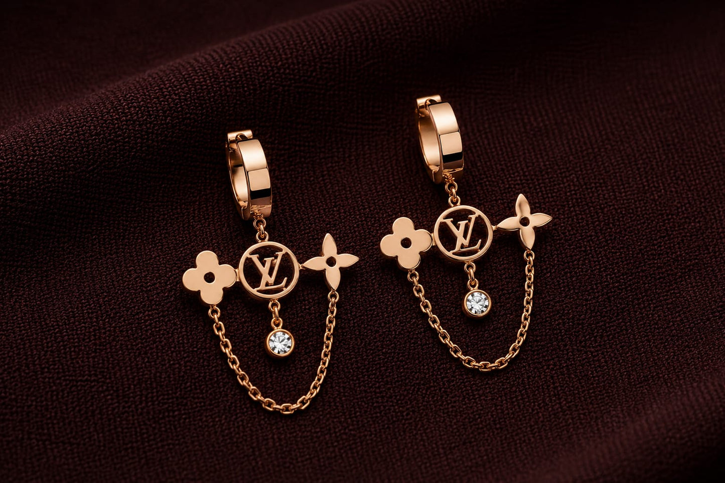Celestia Gold Drop Earrings