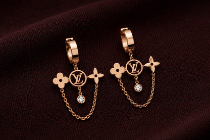 Celestia Gold Drop Earrings