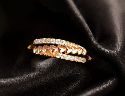 Heart Link Spark Ring