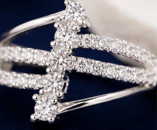 Celestial Cross Crystal Ring