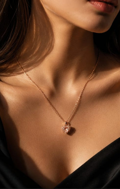 Heart Glow Crystal Pendant