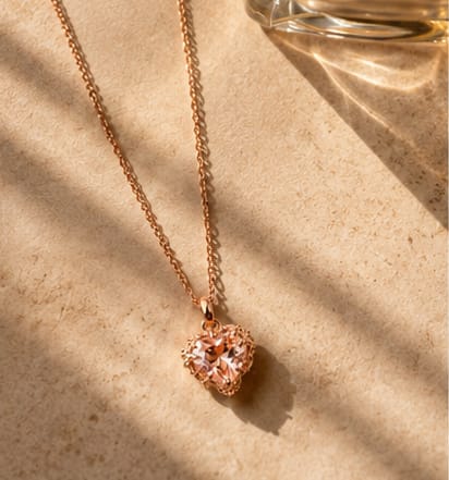 Heart Glow Crystal Pendant