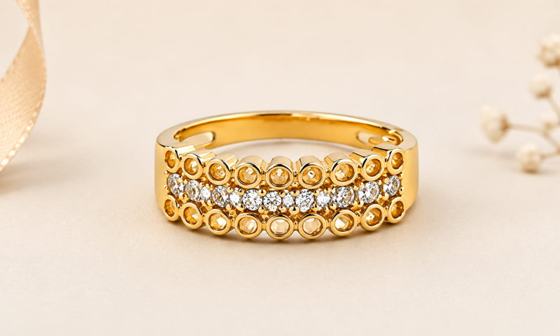 Elysian Crystal Adjustable Ring