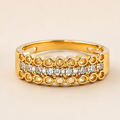 Elysian Crystal Adjustable Ring