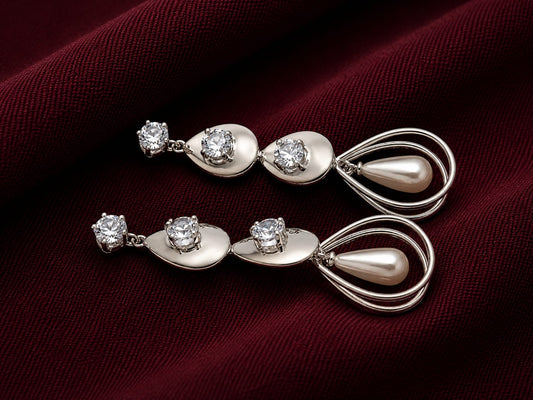 Royale Crystal Pearl Drops