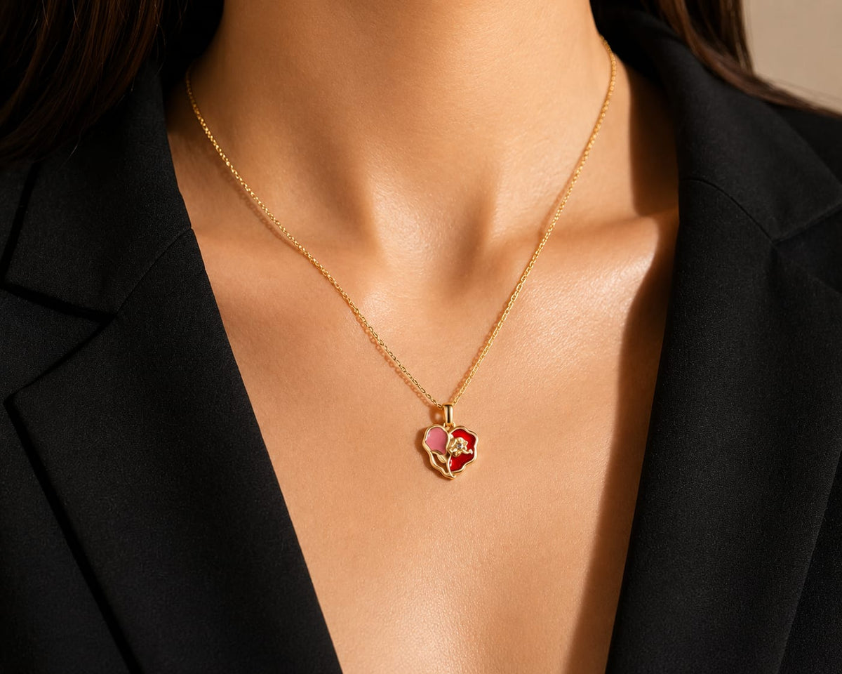 Roselle Bloom Necklace