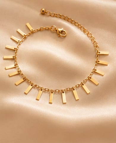 Celestial Bar Charm Bracelet