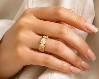 Luxe Baguette Ring
