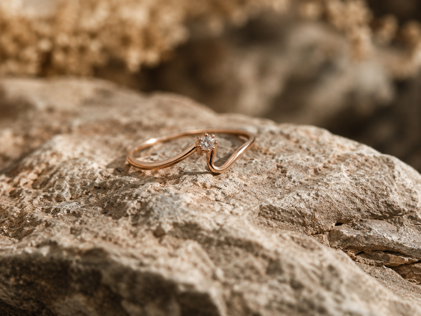 Rose Gold Whisper Ring