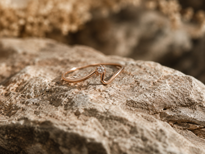 Rose Gold Whisper Ring