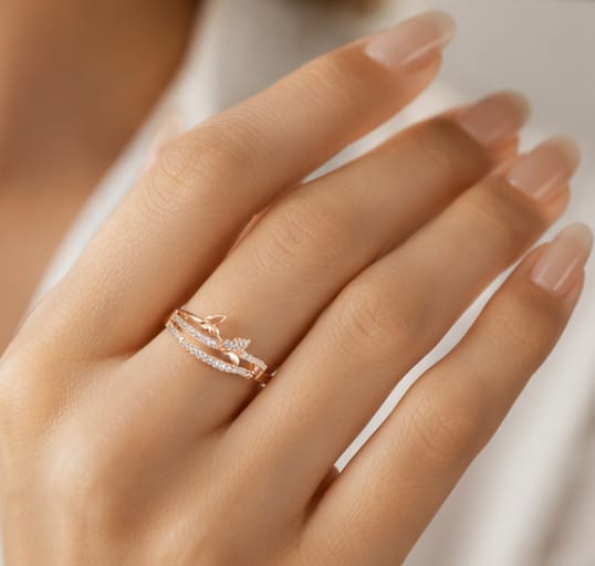 Flutter Charm Ring