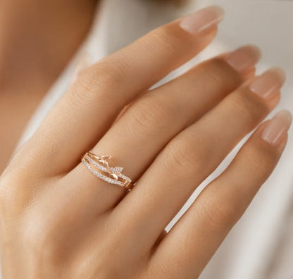 Flutter Charm Ring