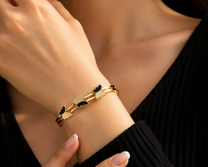 Butterfly Clover  Bracelet